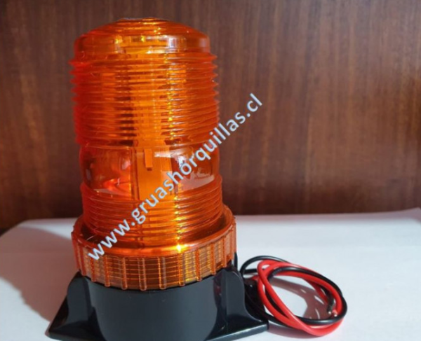Baliza 30 Led con Perno color Ambar